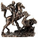 Saint Georges avec dragon statuette résine bronze 15 cm Veronese Design s1