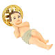 Enfant Jésus avec auréole dorée 10 cm Veronese Design s3