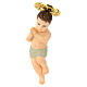 Baby Jesus figurine with Golden Halo 10 cm, Veronese Design s1
