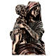 Madonna delle arpie bronzata 30 cm Veronese Design s4