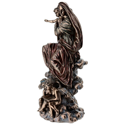 Bronzed Madonna of the Harpies statue 30 cm Veronese Design 3