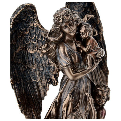 Angelo custode con bambini 30 cm Veronese Design 2