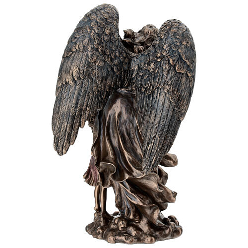 Guardian Angel with Children statue 30 cm Veronese Design 7