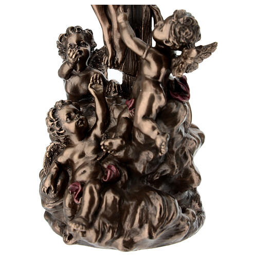 Gesù in croce e cherubini 30 cm Veronese Design 9