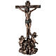 Jesus on the cross with cherubs statue, 30 cm Veronese Design s1