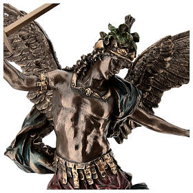 Saint Michel vainc le démon fin. bronze 30 cm Veronese Design