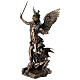San Michele sconfigge il demone bronzato 30 cm Veronese Design s3