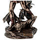 San Michele sconfigge il demone bronzato 30 cm Veronese Design s8