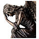 Anjo em bronze de 20 cm em posição de lamento Veronese Design s4