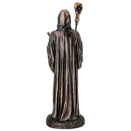 Statue of St. Benedict in bronzed resin, 23 cm Veronese Design 8