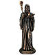 Statue of St. Benedict in bronzed resin, 23 cm Veronese Design s1