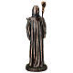 Statue of St. Benedict in bronzed resin, 23 cm Veronese Design s8