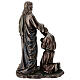 Jesus segnet den Jünger – bronziert, 20 cm, Veronese Design s7