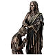 Jesus abençoa discípulo efeito bronze 20 cm Veronese Design s2