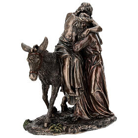 Bon samaritain résine bronze 20 cm Veronese Design
