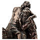 Buon samaritano resina bronzata 20 cm Veronese Design s2