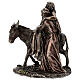 Buon samaritano resina bronzata 20 cm Veronese Design s3