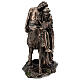 Buon samaritano resina bronzata 20 cm Veronese Design s7