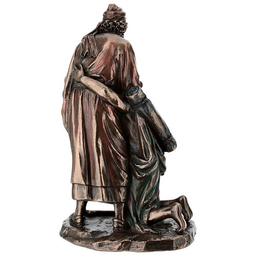 Der verlorene Sohn – bronzierte Resinfigur, 20 cm, Veronese Design 7