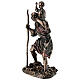 Heiliger Christophorus – bronzierte Resinfigur, 20 cm, Veronese Design s3
