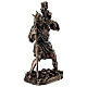 Heiliger Christophorus – bronzierte Resinfigur, 20 cm, Veronese Design s5