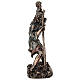 Heiliger Christophorus – bronzierte Resinfigur, 20 cm, Veronese Design s7