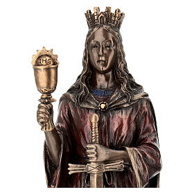 Santa Bárbara bronceada 20 cm Diseño Veronese