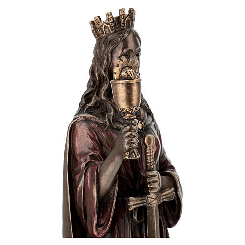 Santa Bárbara bronceada 20 cm Diseño Veronese 6