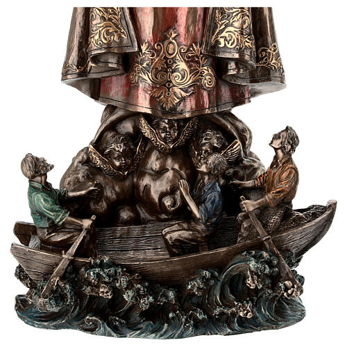 Nuestra Señora de la Caridad resina bronceada 35 cm Diseño Veronese 4