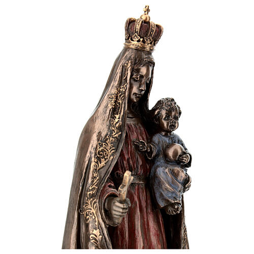Nuestra Señora de la Caridad resina bronceada 35 cm Diseño Veronese 5