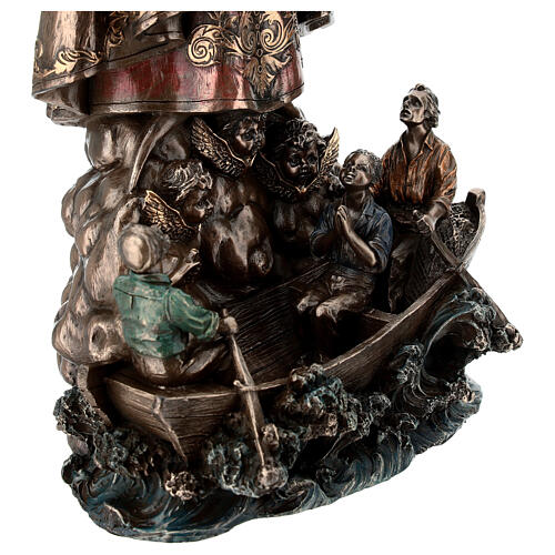 Nuestra Señora de la Caridad resina bronceada 35 cm Diseño Veronese 8