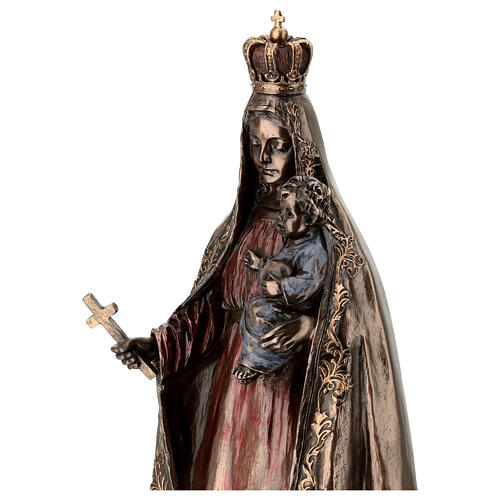 Nuestra Señora de la Caridad resina bronceada 35 cm Diseño Veronese 9