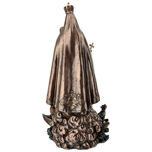 Nuestra Señora de la Caridad resina bronceada 35 cm Diseño Veronese 11