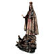 Nuestra Señora de la Caridad resina bronceada 35 cm Diseño Veronese s3