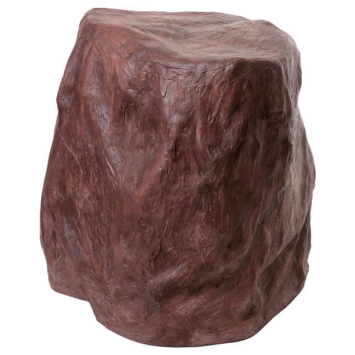 Jesus in prayer with rock in Gethsemane, painted fibreglass 19