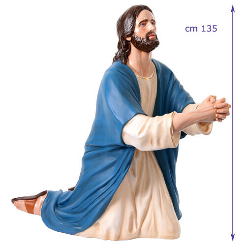 Jezus na Ogrójcu w modlitwie, włókno szklane malowane 3
