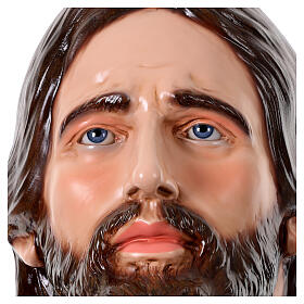 Jesus with Gethsemane Rock in Prayer Painted Fiberglass
