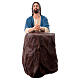 Jesus with Gethsemane Rock in Prayer Painted Fiberglass s10