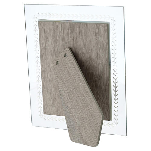 Glass Frame Our Lady of Lourdes, Valenti 20x15 cm 3