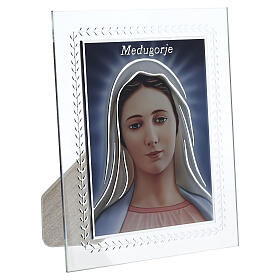 Quadro Madonna Medjugorje vetro Valenti 20x15  cm