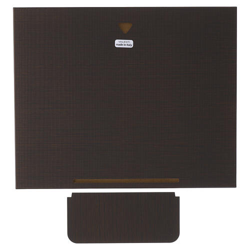 Sacra famiglia smaltata colorata Valenti 25x30x1 cm bilaminato argento 3