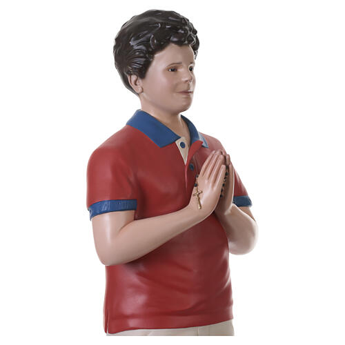 Figura świętego Karola Acutisa, 125 cm, z włókna szklanego, z oczami ze szkła 5
