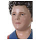 Saint Carlo Acutis statue in fiberglass, 125 cm with glass eyes s3