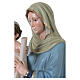 Our Lady Queen of the Apostles statue in fiberglass, 120 cm with glass eyes s9