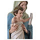 Our Lady Queen of the Apostles statue in fiberglass, 120 cm with glass eyes s12