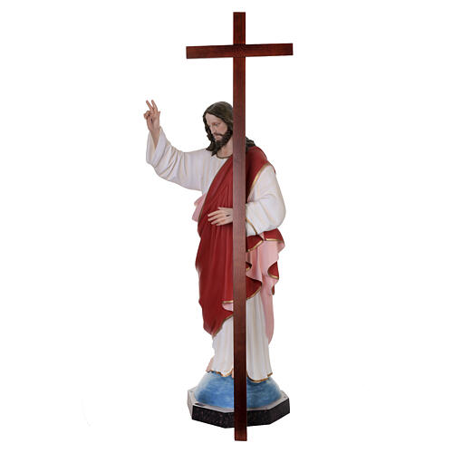 Estatua Cristo Redentor 160 cm fibra de vidrio 5