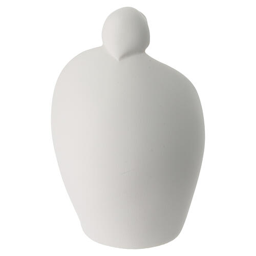 Stylised Holy Family, 3 in, white resin 5