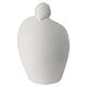 Stylised Holy Family, 3 in, white resin s5