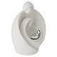 Holy Family stylized in white resin, 7 cm s4
