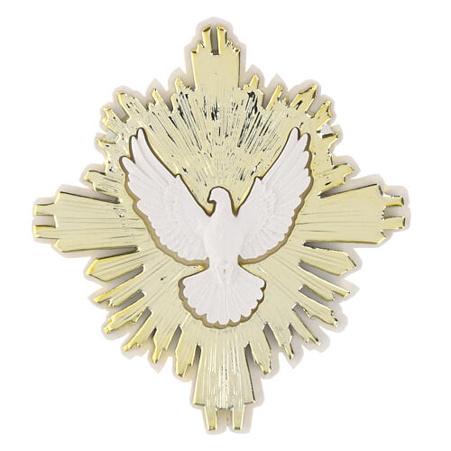 Spirito Santo resina color oro 15x13 cm 1